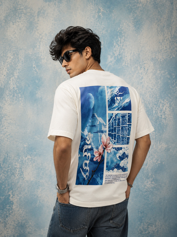 'Kailash: The Eternal Ascent' Oversized Tee