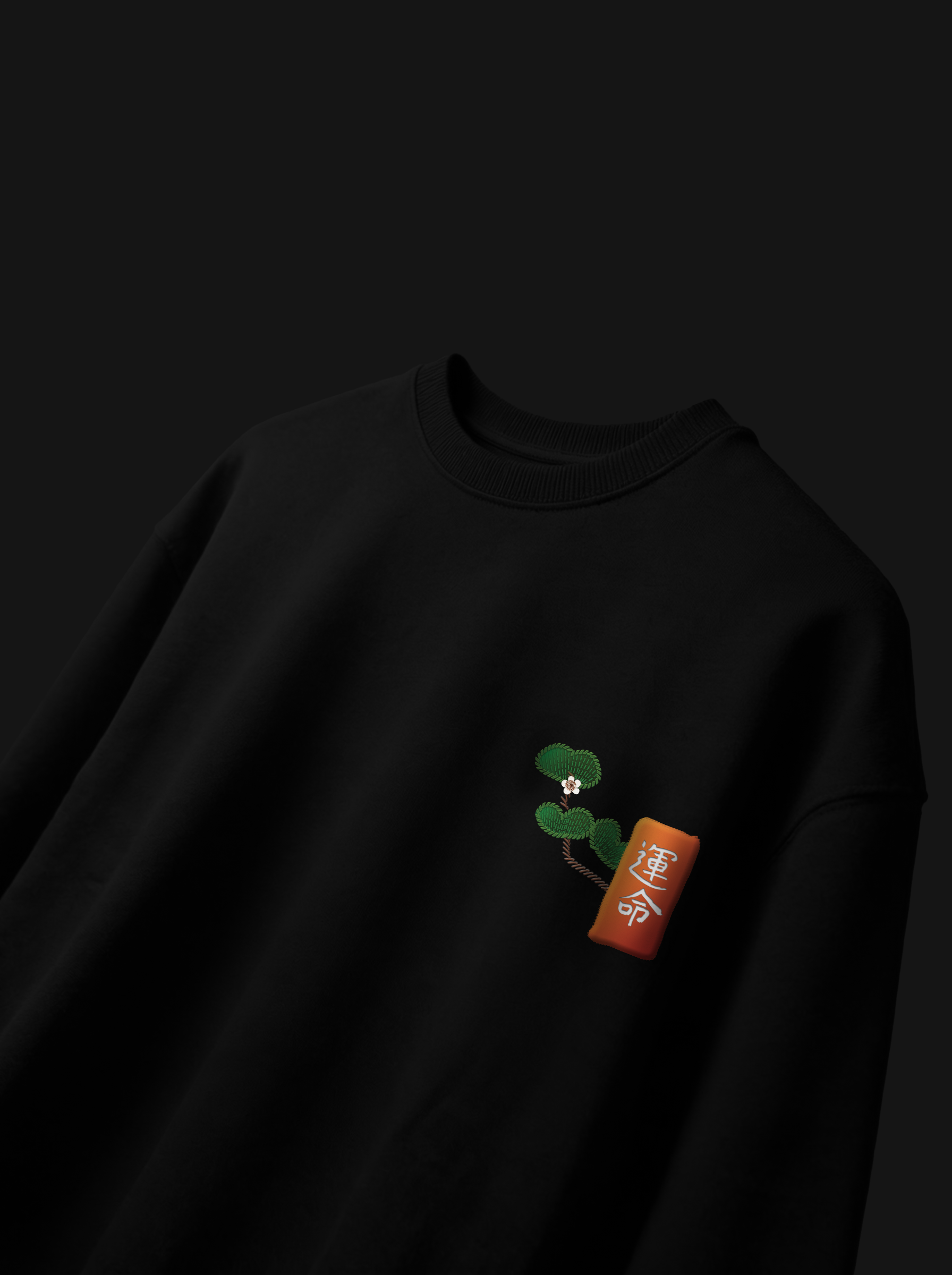'Eternal Crane' Oversized Tee