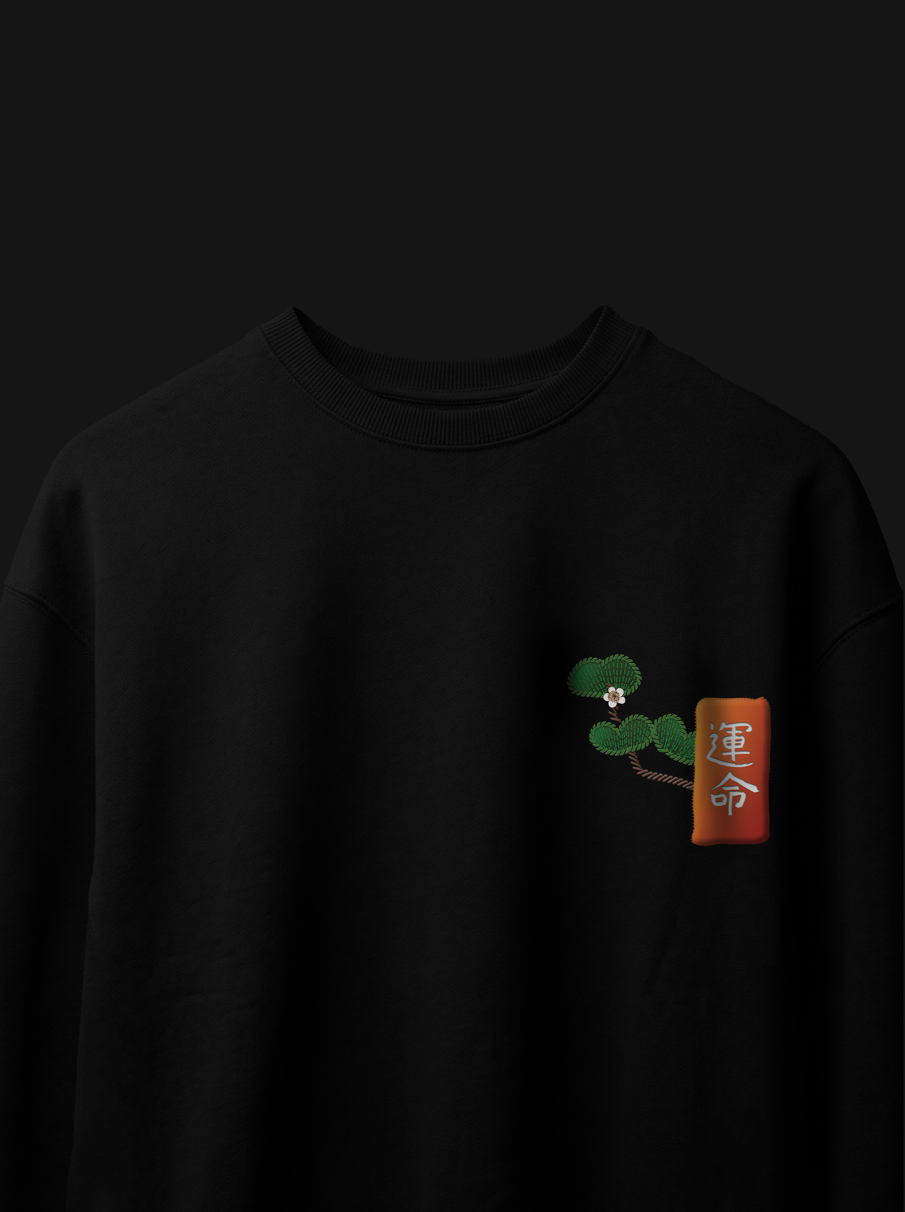 'Eternal Crane' Oversized Tee