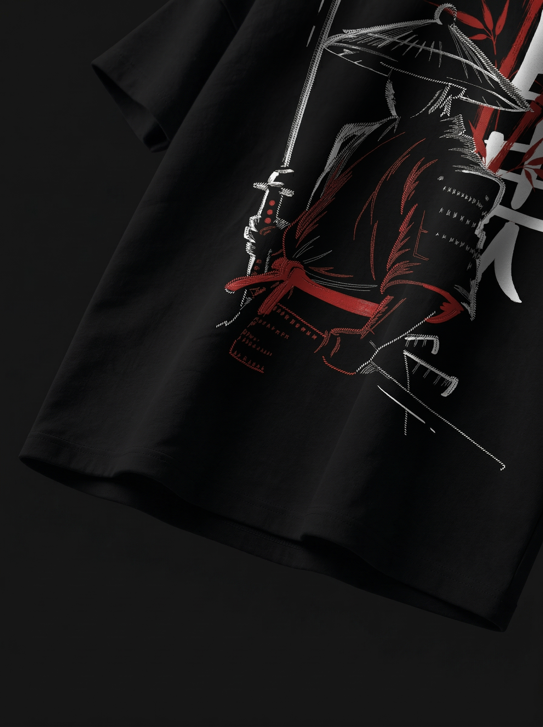The "Zen Warrior" Oversized Tee