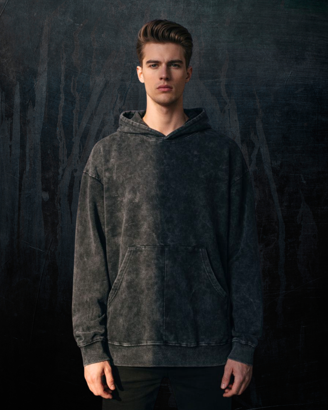 Premium Charcoal Black Hoodie