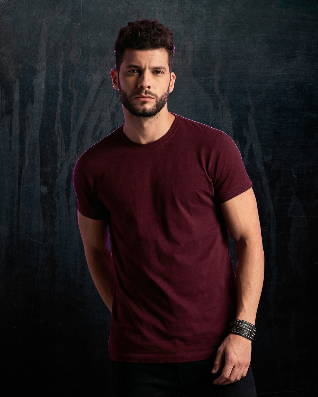 Classic Wine Oversized Solid Wear