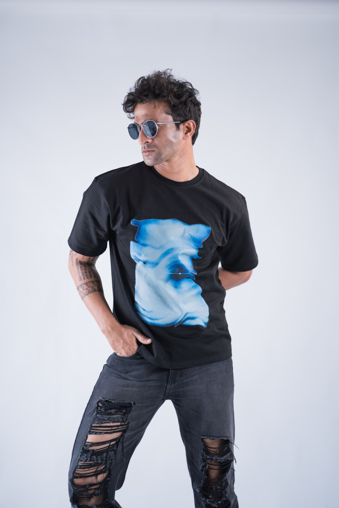 The 'Stellar Drift' Oversized Tee