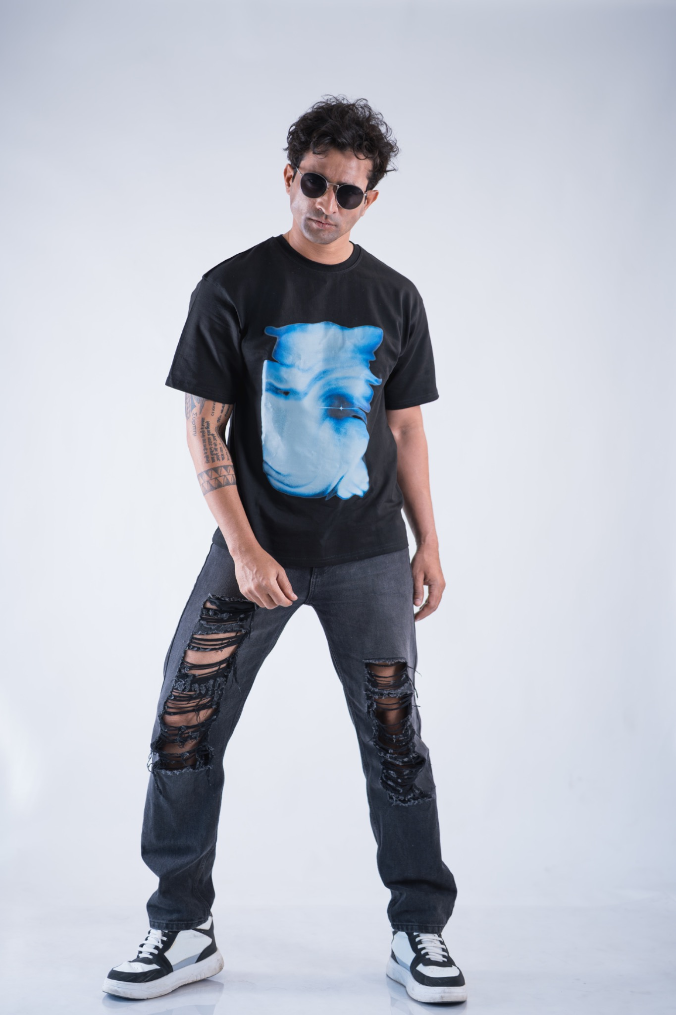 The 'Stellar Drift' Oversized Tee