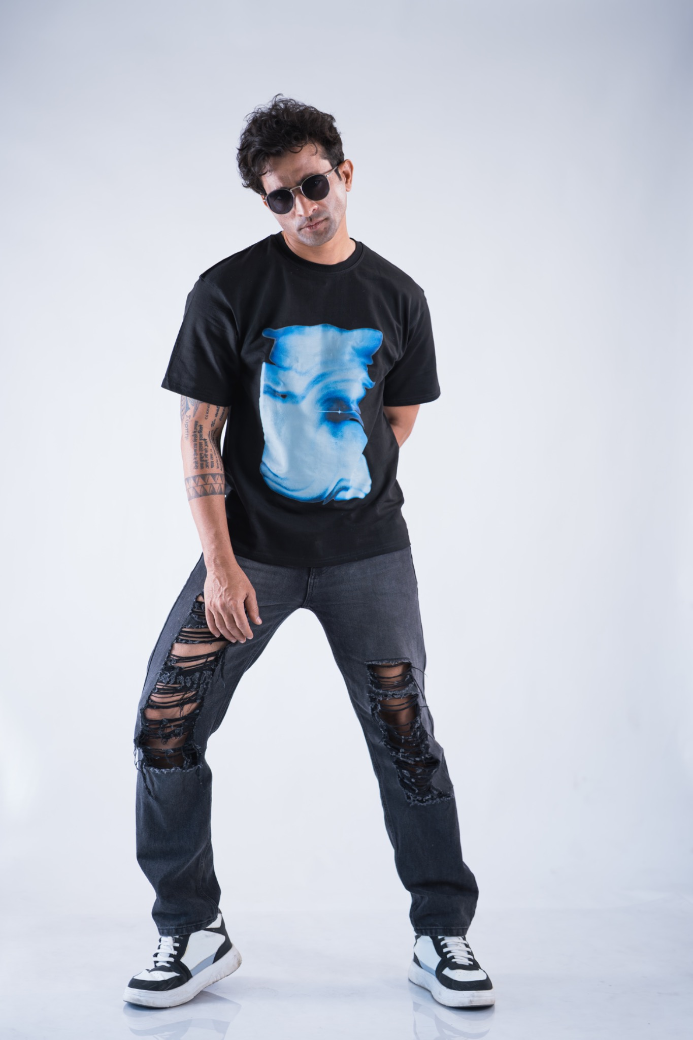 The 'Stellar Drift' Oversized Tee